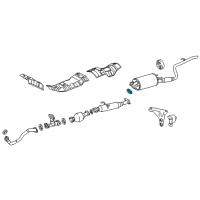 OEM 2010 Toyota Sienna Center Pipe Gasket Diagram - 90080-43026
