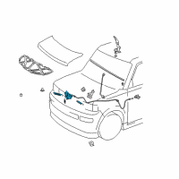 OEM 2006 Scion xB Latch Diagram - 53510-52280