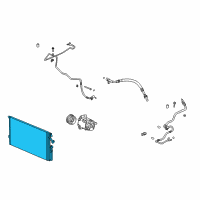 OEM 2005 Chevrolet Cobalt Condenser Diagram - 20841583