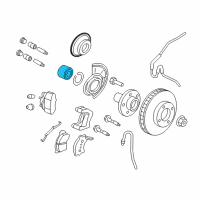 OEM 2011 Ford Escape Inner Bearing Diagram - YL8Z-1215-AA