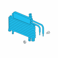 OEM Chevrolet Power Steering Cooler Diagram - 19129786