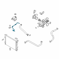 OEM 2012 Hyundai Tucson Hose-Radiator To Reservoir Diagram - 25451-2S000