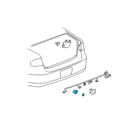 OEM 2014 Chevrolet Suburban 1500 Reverse Sensor Diagram - 15239247
