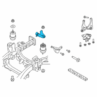 OEM 2019 Ford Ranger Support Bracket Diagram - KB3Z-6030-A