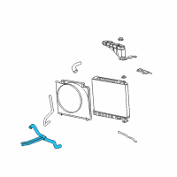 OEM 2004 Ford E-350 Super Duty Lower Hose Diagram - 5C3Z-8286-DH