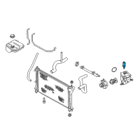 OEM Ford Focus Temperature Sensor Diagram - XS6Z-12A648-CA