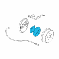 OEM Chevrolet Lumina Hub & Bearing Diagram - 7470609