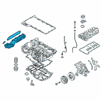 OEM 2020 BMW M550i xDrive Intake Manifold System Diagram - 11-61-8-601-613