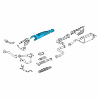 OEM 1996 Acura RL Plate, Front Floor Heat Baffle Diagram - 74601-SP0-030