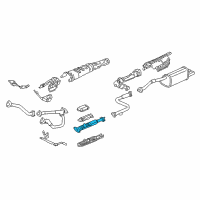 OEM 2003 Acura RL Catalytic Converter Diagram - 18151-P5A-A10