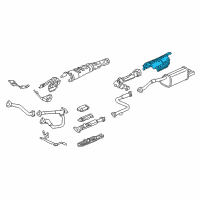 OEM 1991 Acura Legend Plate, Muffler Baffle Diagram - 74655-SP0-010