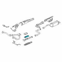 OEM 1996 Acura TL Cover (Upper) Diagram - 18182-P5G-000