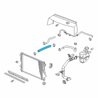 OEM Saturn Vue Radiator Inlet Hose Diagram - 15914227