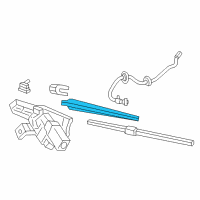 OEM 2020 Chrysler Voyager Arm-Rear WIPER Diagram - 68197110AB