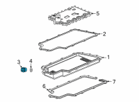 OEM 2021 Chevrolet Corvette Drain Plug Diagram - 24299298