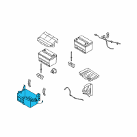 OEM 2022 Ford E-350 Super Duty Battery Tray Diagram - 4C2Z-10769-AA