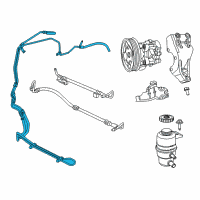 OEM Chrysler Cooler-Power Steering Diagram - 68081024AI