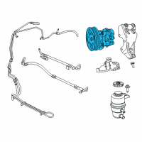 OEM 2013 Dodge Avenger Power Steering Pump Diagram - 68081999AC