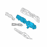 OEM 2020 Lexus UX250h Exhaust Manifold Diagram - 17141-24180