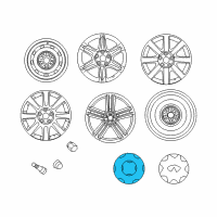 OEM 1997 Infiniti I30 Ornament-Disc Wheel Diagram - 40342-16C00