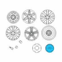 OEM 2003 Infiniti I35 Ornament-Disc Wheel Diagram - 40315-AR200