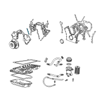 OEM 1991 BMW 850i Timing Cover Seal Diagram - 11141725249