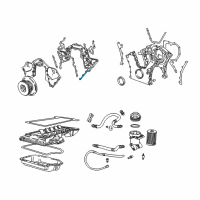 OEM BMW 850Ci Timing Cover Gasket Diagram - 11141710174