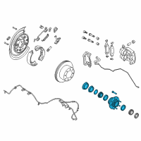 OEM 2011 Ford F-250 Super Duty Hub Diagram - BC3Z-1109-D