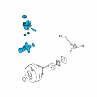 OEM Lincoln Master Cylinder Diagram - 8A8Z-2140-A