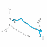 OEM 2016 Ford Focus Stabilizer Bar Diagram - AV6Z-5482-D