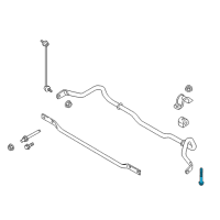 OEM Ford Escape Insulator Bolt Diagram - -W711107-S442