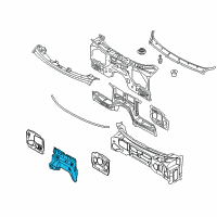 OEM 2010 BMW X6 Dash Panels Diagram - 51487216987