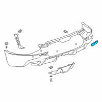 OEM 2022 Chevrolet Blazer Reflector Diagram - 84500524