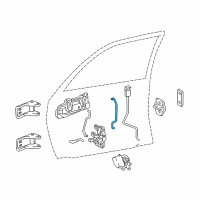 OEM 2009 Dodge Dakota Link-Door Latch Diagram - 55359330AA