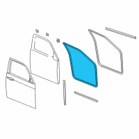 OEM 2005 Dodge Magnum WEATHERSTRIP-Front Door Opening Diagram - UQ20BD1AC