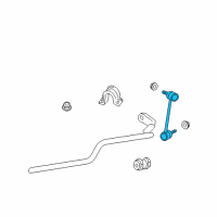 OEM 2011 Ford Fusion Stabilizer Link Diagram - AE5Z-5K483-A