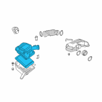 OEM Chevrolet Colorado Element, Air Cleaner Diagram - 15942429