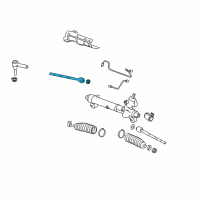 OEM 2010 Cadillac SRX Inner Tie Rod Diagram - 25901292