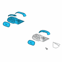 OEM 2017 Kia Niro Outside Rear View Mirror Assembly, Right Diagram - 87620G5320