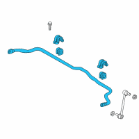 OEM Hyundai Bar Assembly-Front Stabilizer Diagram - 54810-C1000