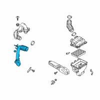 OEM Ford Air Duct Diagram - HP5Z-9R530-A