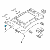 OEM Kia RETAINER-SUNVISOR Diagram - 85235B1000BPT