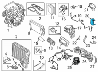 OEM 2020 BMW X3 CONTROL UNIT FOR IONIZER Diagram - 64-11-9-871-349