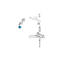 OEM 2009 Buick Lucerne Bushings Diagram - 15852293