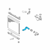 OEM 2018 Lexus GS300 Hose, Radiator, NO.3 Diagram - 16573-36020