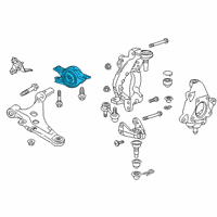 OEM 2018 Honda Civic Bracket Complete, Front Diagram - 51395-TGH-A01