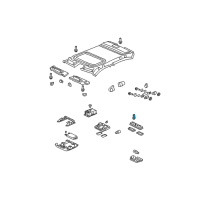 OEM 2009 Honda Pilot Bulb (T10 4Cp) (12V 6.2W) Diagram - 34401-S84-A01