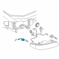 OEM 1998 Buick Regal Socket Diagram - 12456484