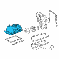 OEM 1995 Dodge B2500 Intake Manifold Diagram - 4762375AB