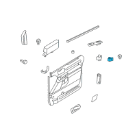 OEM Ford Freestar Window Switch Diagram - 6F2Z-14529-AAA